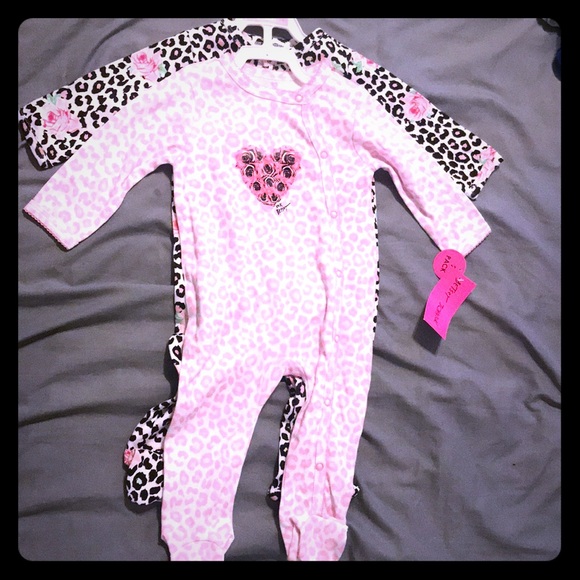 NWT BETSEY Johnson 2 pack Pajamas - Picture 1 of 4